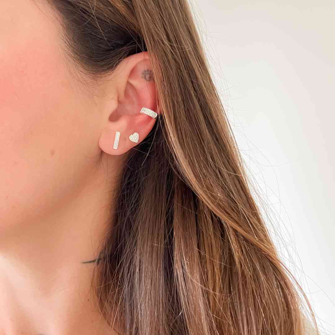 Piercing Fake/Pressão Micro Zircônia