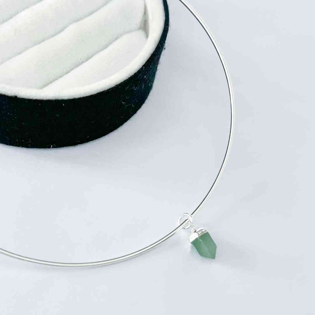 Pingente Pedra Natural Quartzo Verde