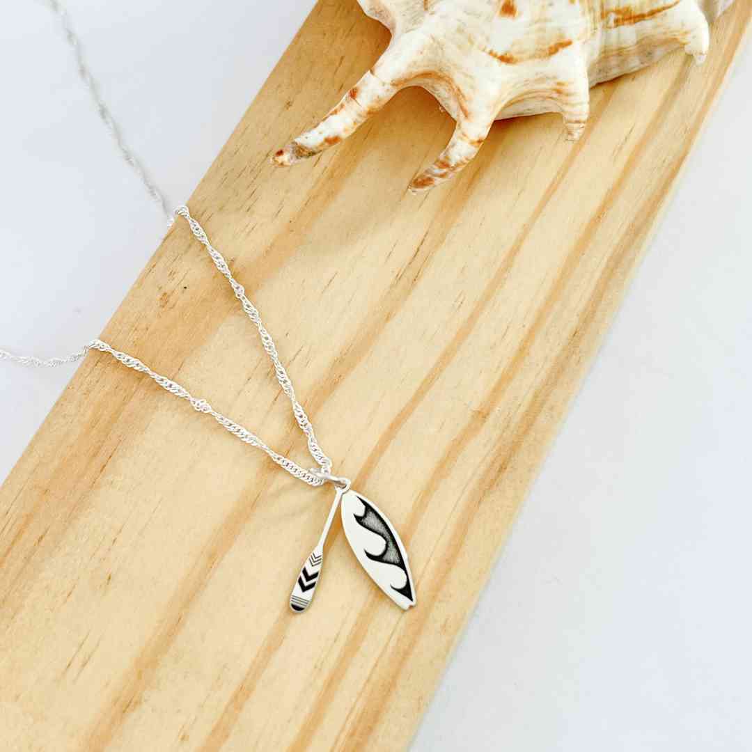 Pingente Prancha e Remo