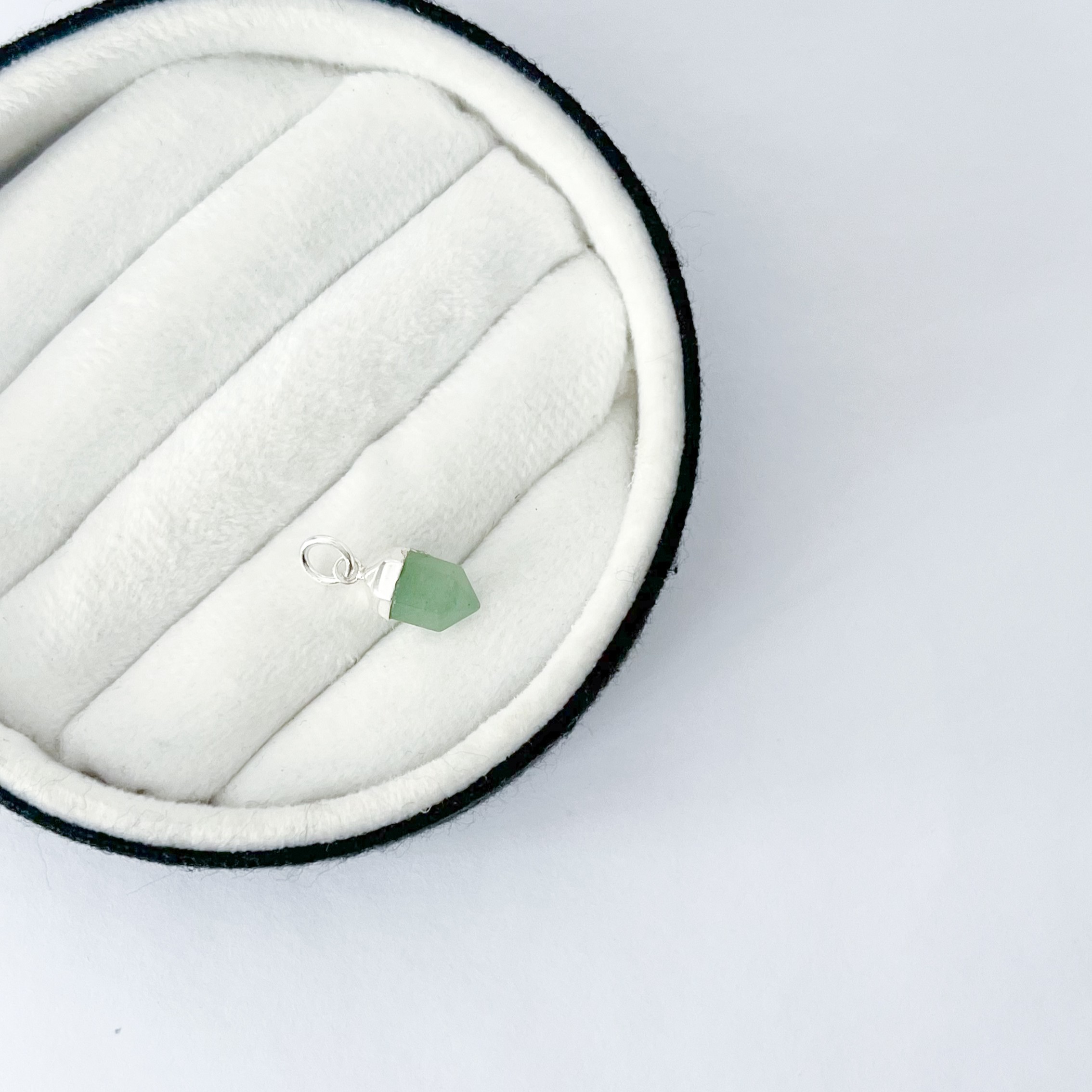 Pingente Pedra Natural Quartzo Verde