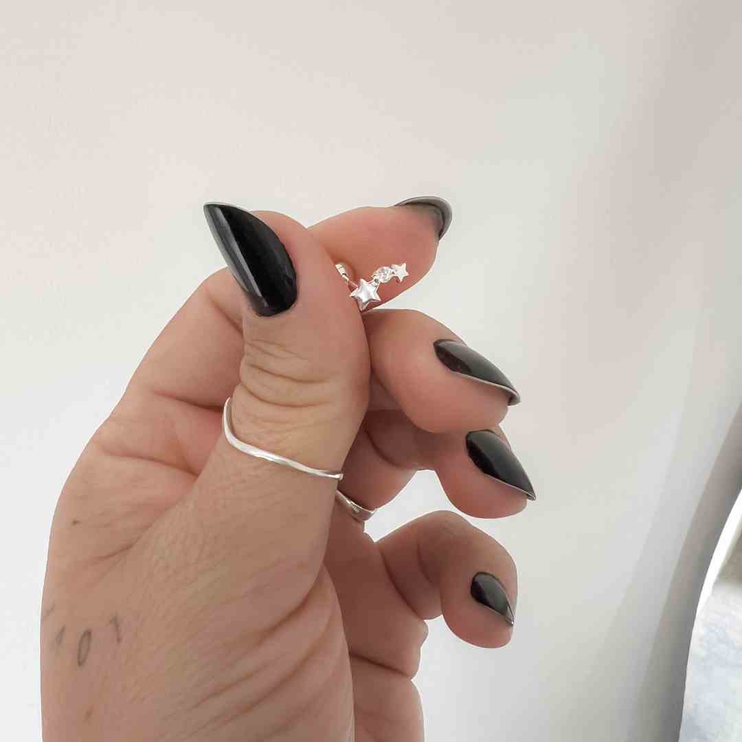 Piercing Haste Reta Duas Estrelas