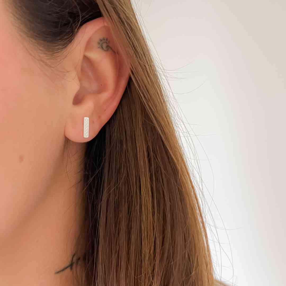 Brinco Pino Cravejado