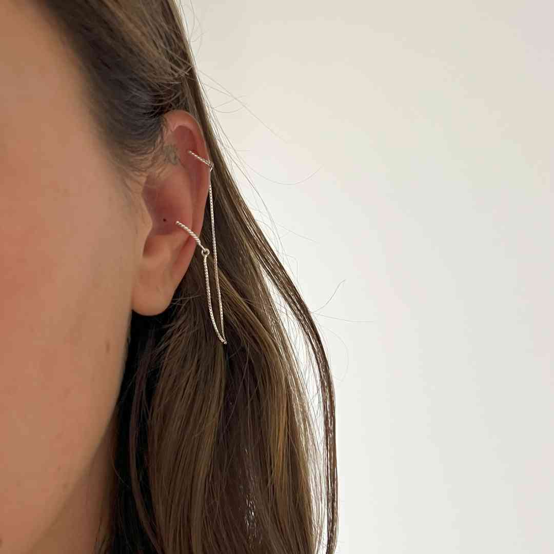 Piercing fake duplo com veneziana