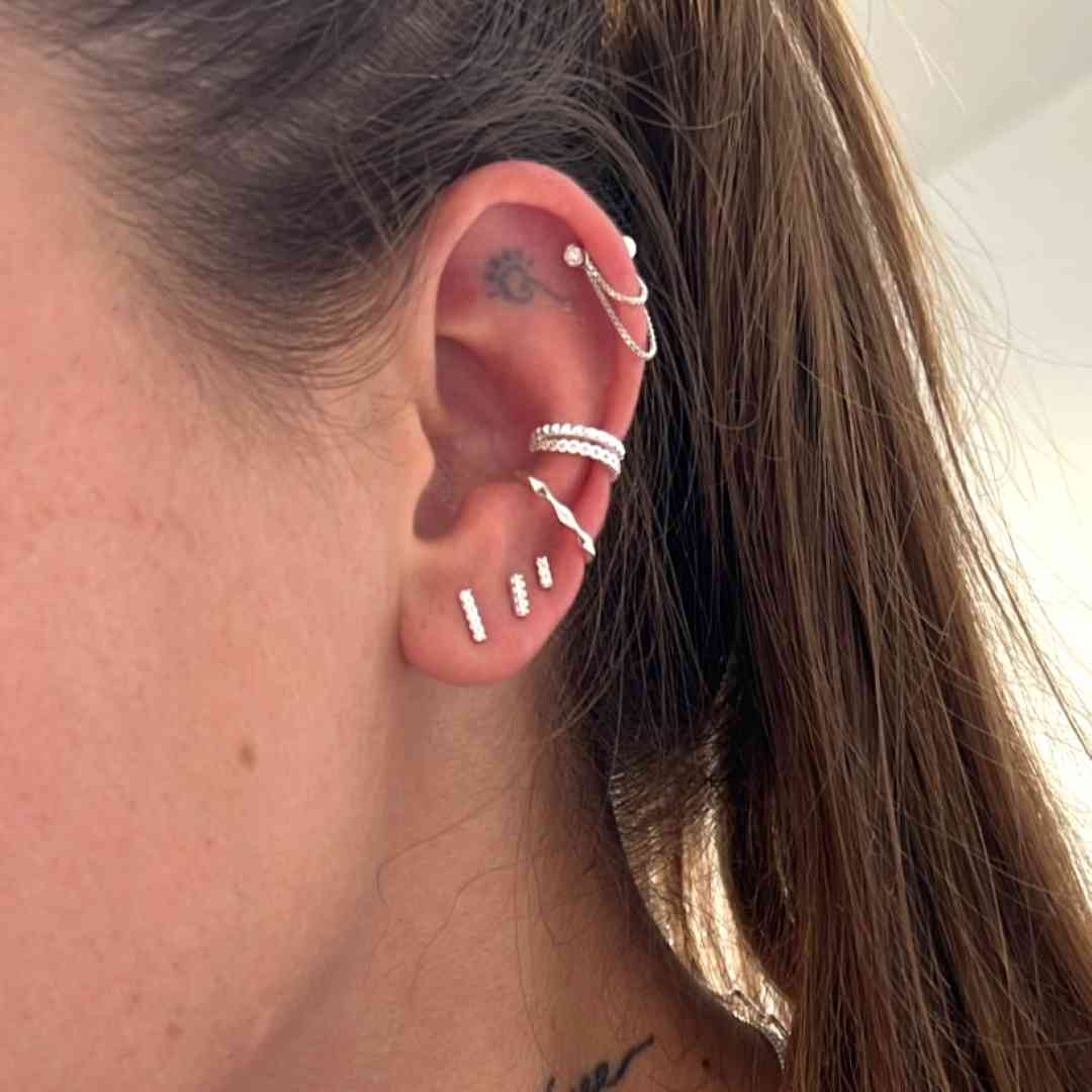 Piercing Haste Reta Ponto de Luz 2 Fios