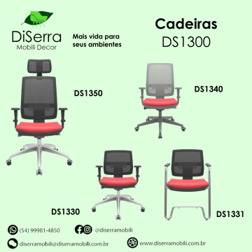 Cadeiras ergonômicas para escritório, encosto telado 