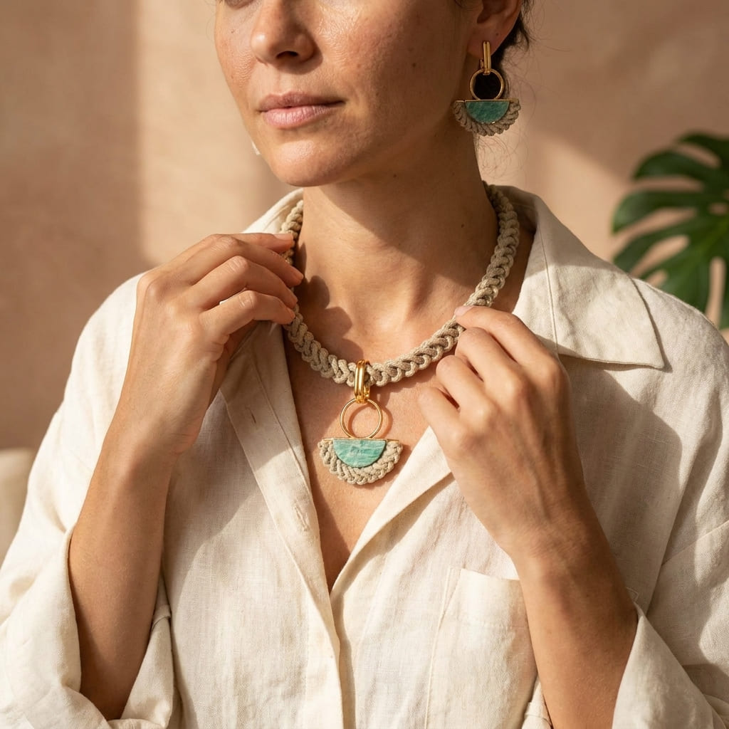 COLAR AYLA MACRAME