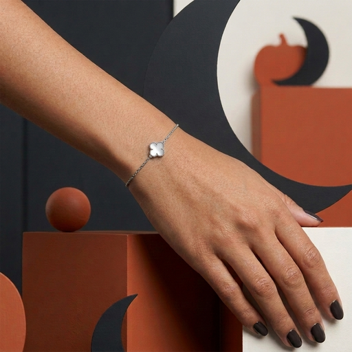 PULSEIRA TREVO PRATA 925