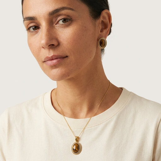 CONJUNTO OLHO DE TIGRE 