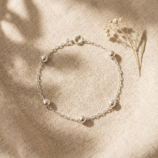 PULSEIRA INFANTIL PRATA