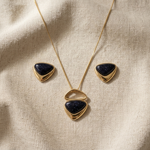 CONJUNTO FOLHEADO A OURO CJ080.D