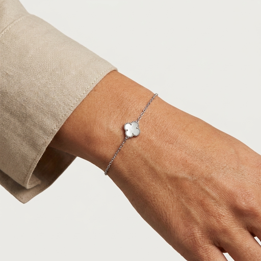 PULSEIRA TREVO PRATA 925