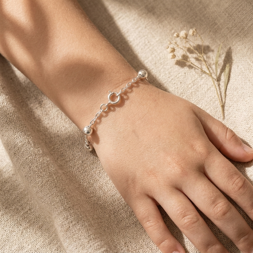 PULSEIRA INFANTIL PRATA