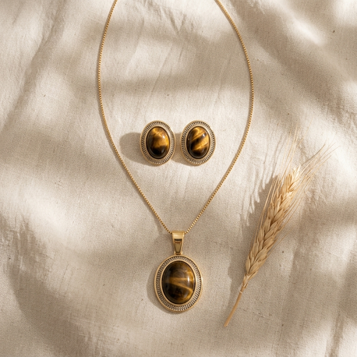 CONJUNTO OLHO DE TIGRE 