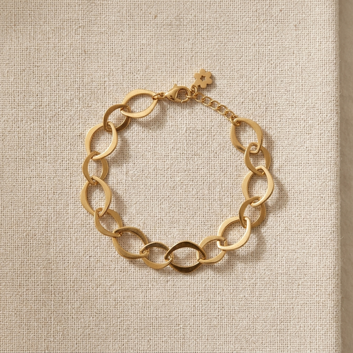 PULSEIRA DOURADA ELOS 