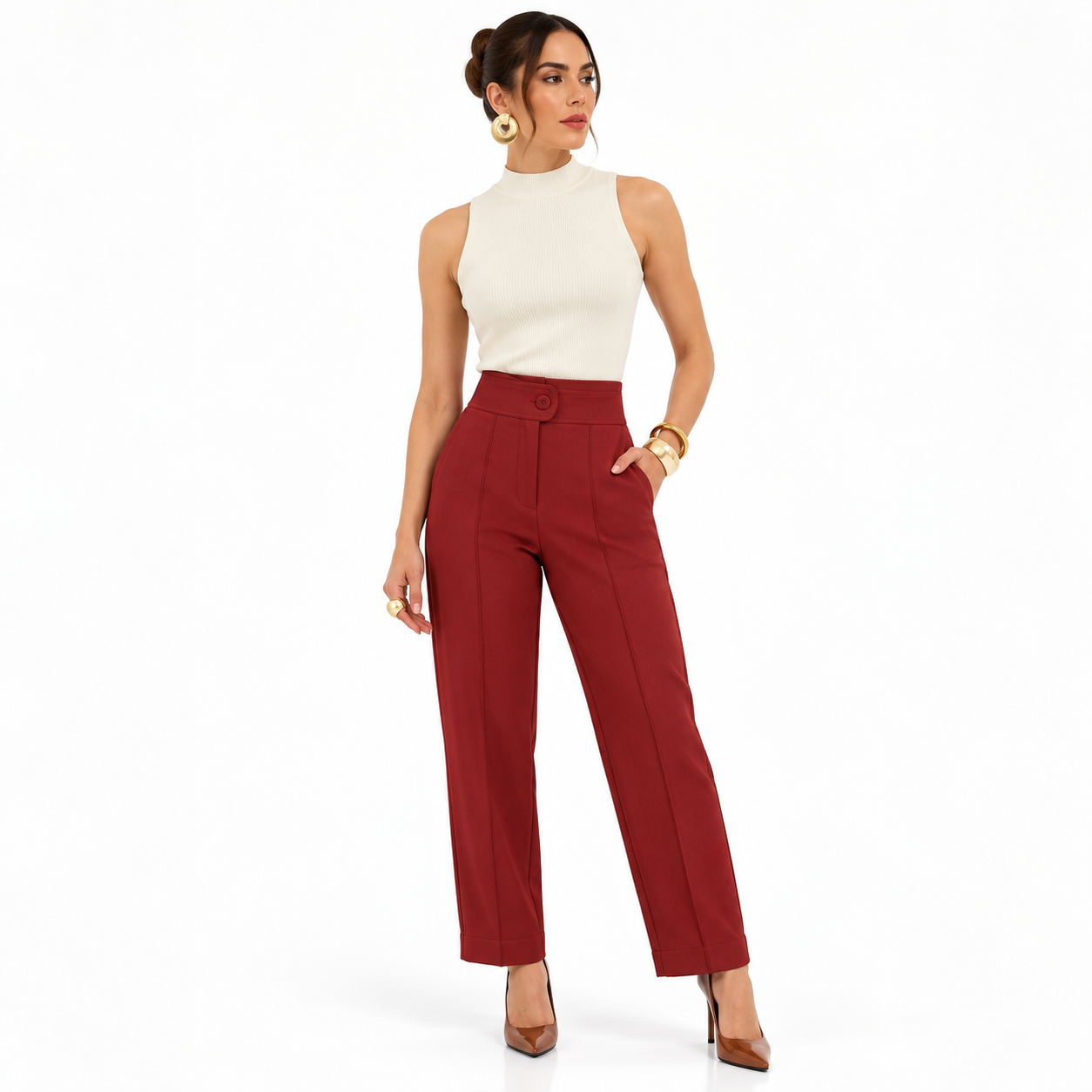 Calça Feminina Slim Nice