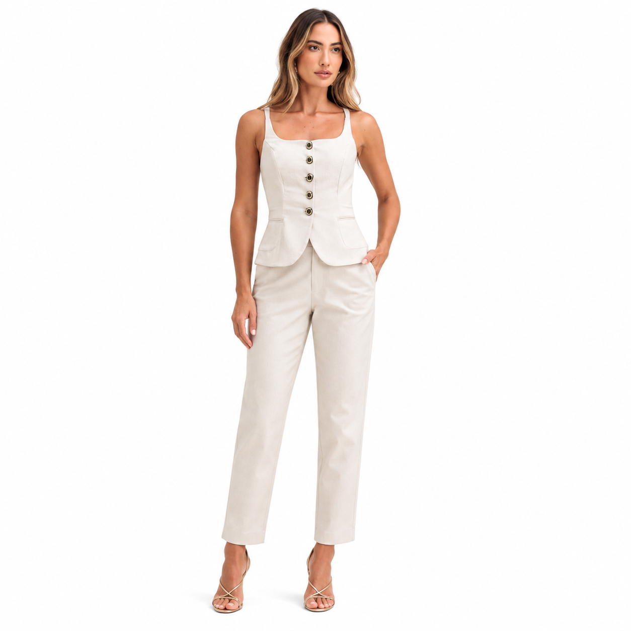 Conjunto Feminino Blusa e Calça