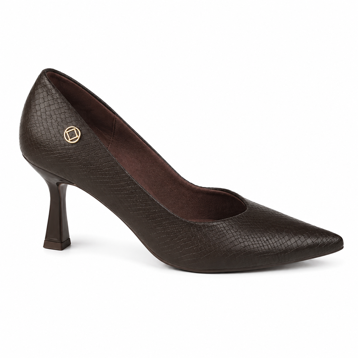 Scarpin Feminino Bico Fino em Couro