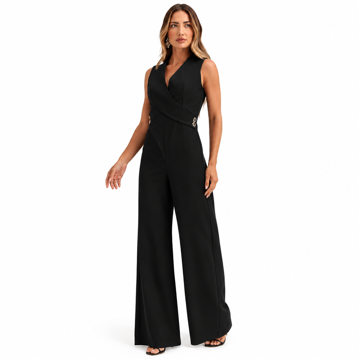 Macacão Feminino Longo Liso