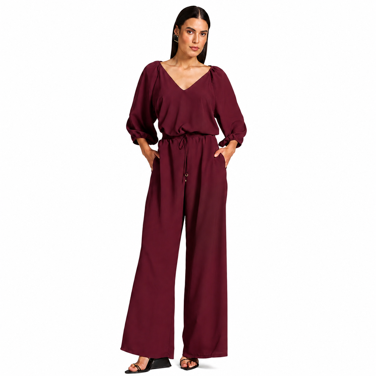 Blusa Feminina Lisa com Decote V