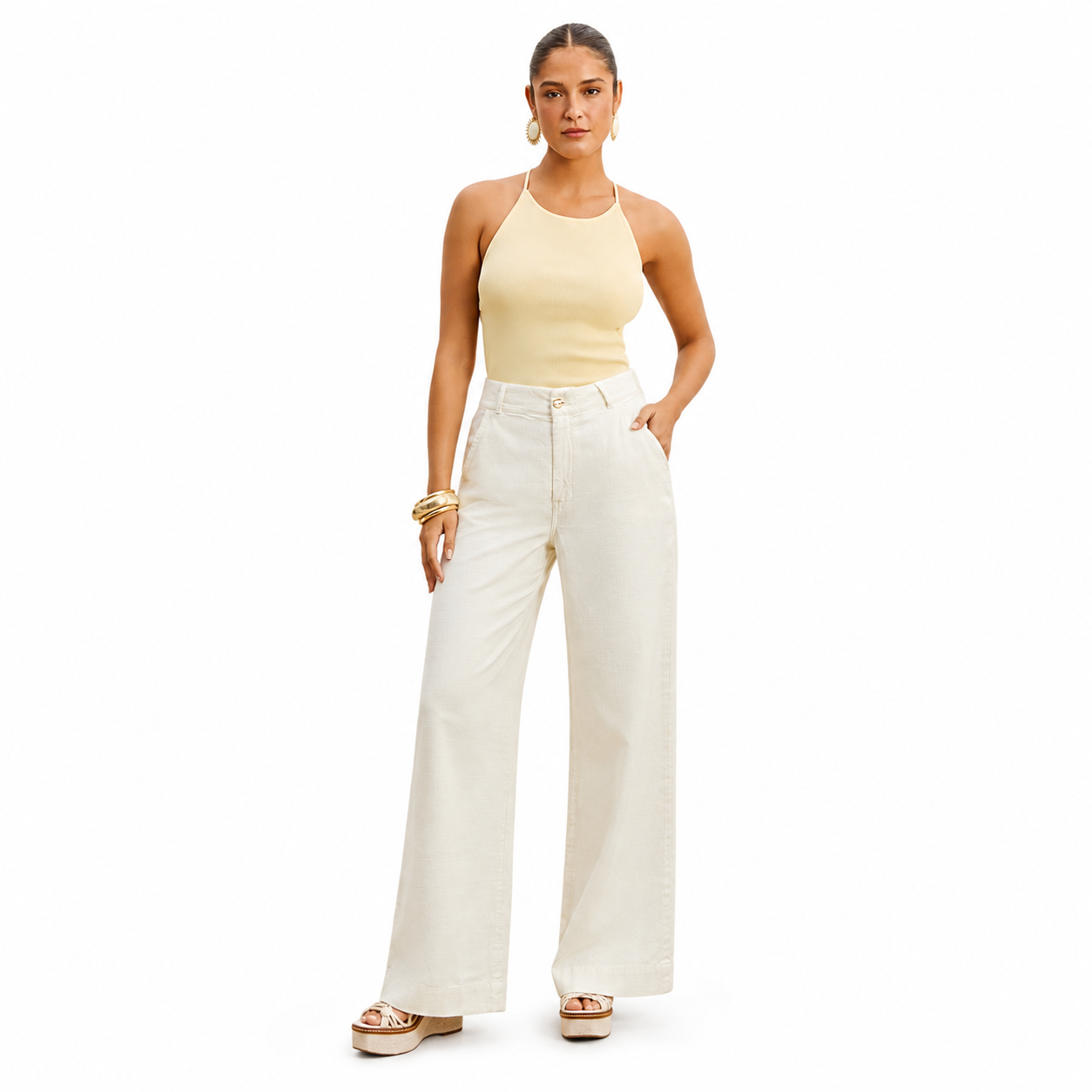 CALCA FEM CHARLOTTE PANTALONA CINT.ALTA TRADICIONA