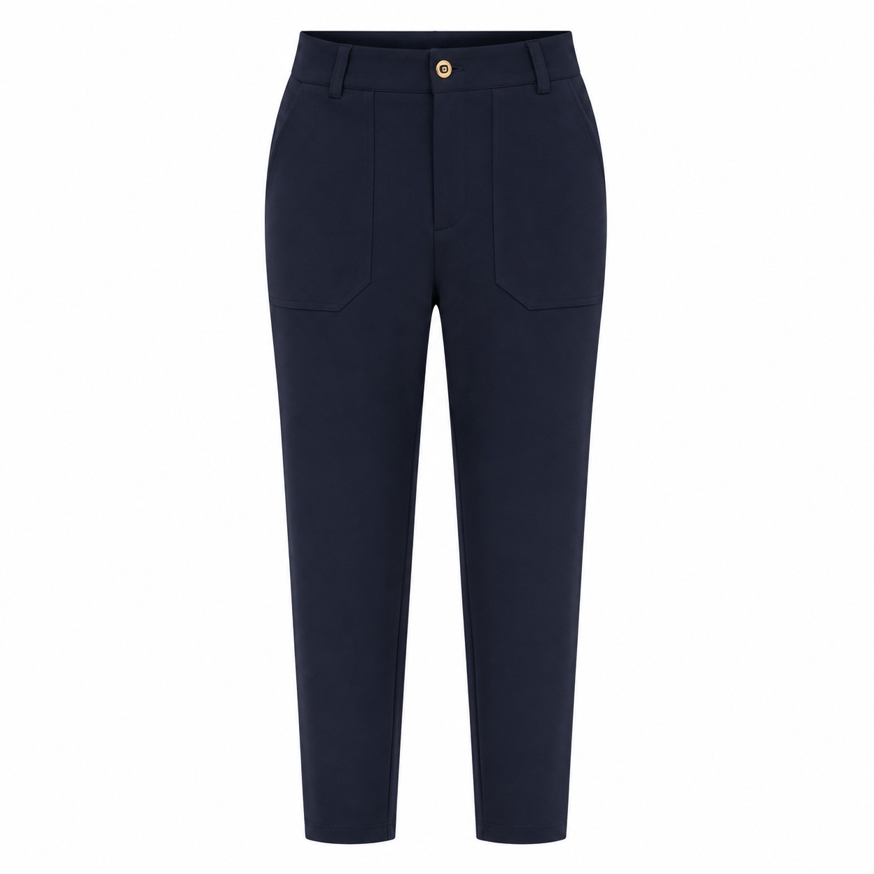 Calca Alfaiataria Lisa com Maxi Bolsos