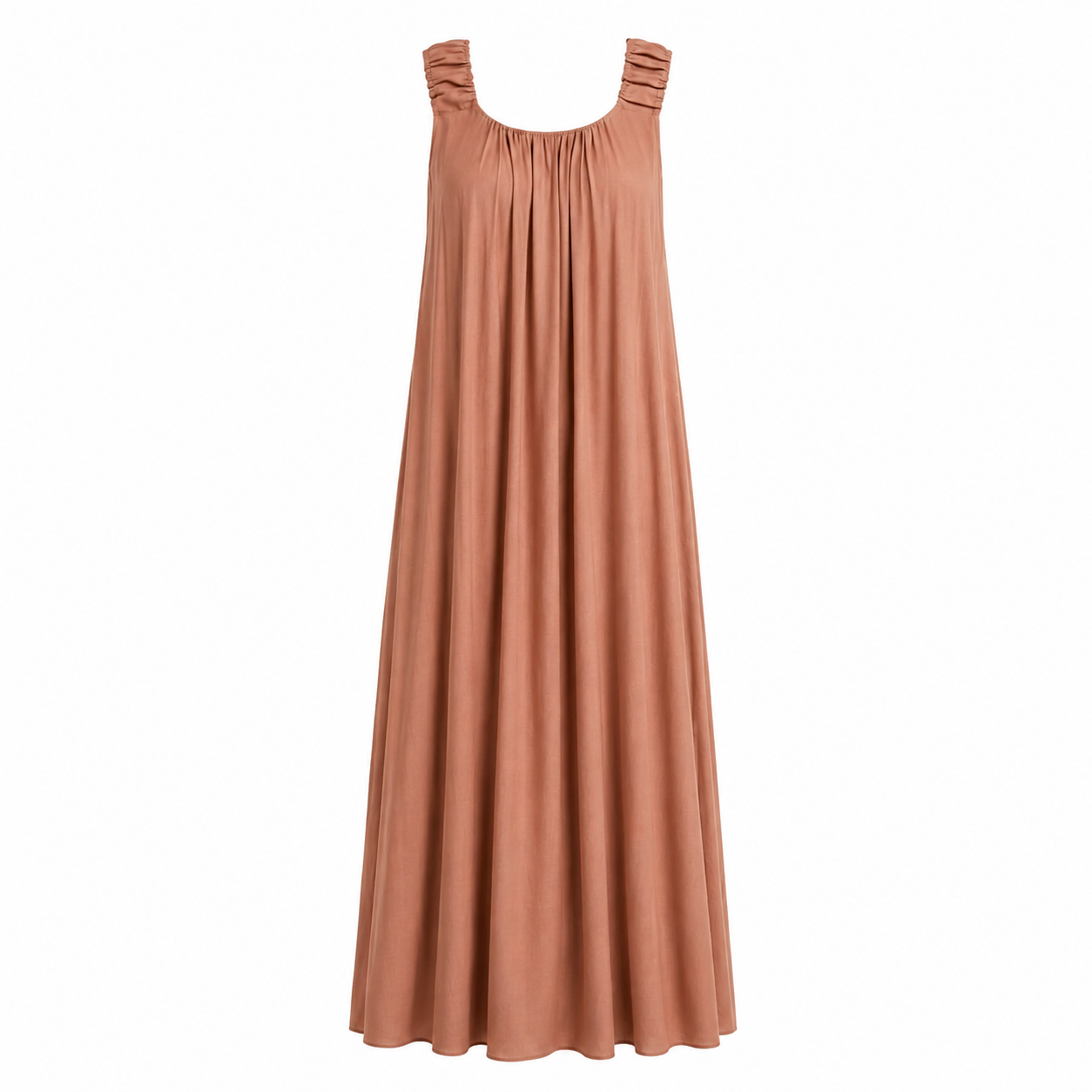 Vestido Longo Capri com Amarração nas Costas