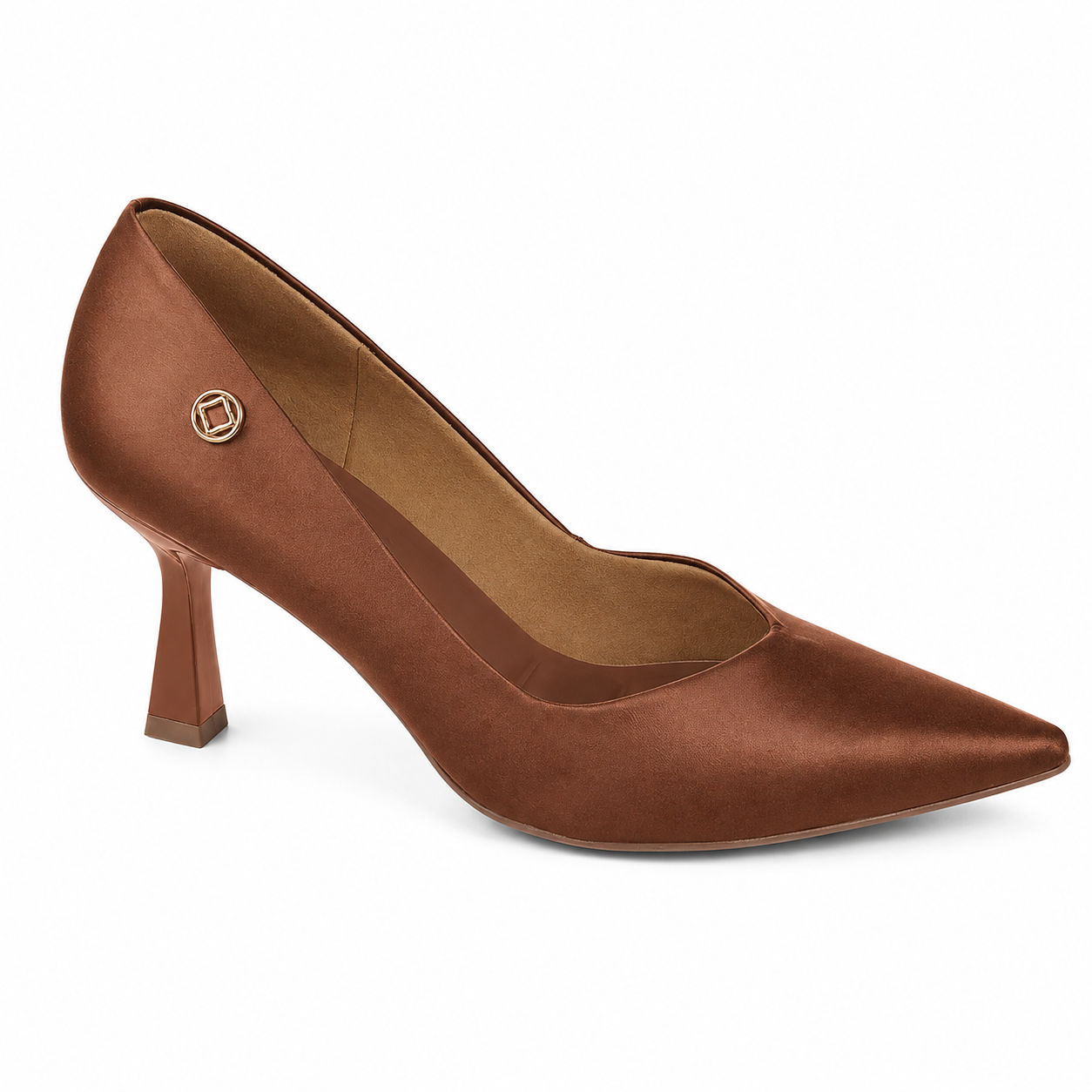 Scarpin Feminino Bico Fino em Couro