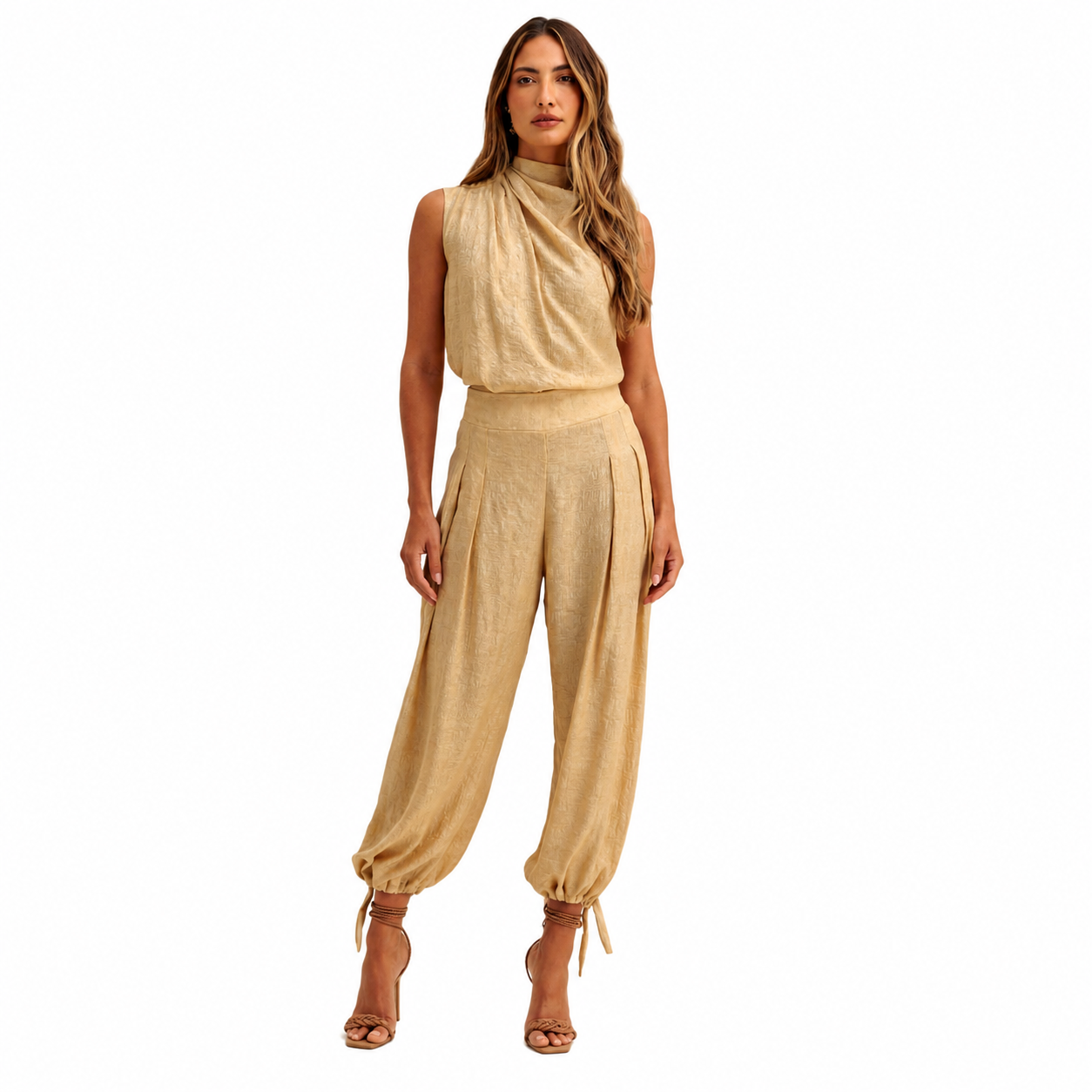 Conjunto Feminino Blusa e Cal&ccedil;a Linha&ccedil;a