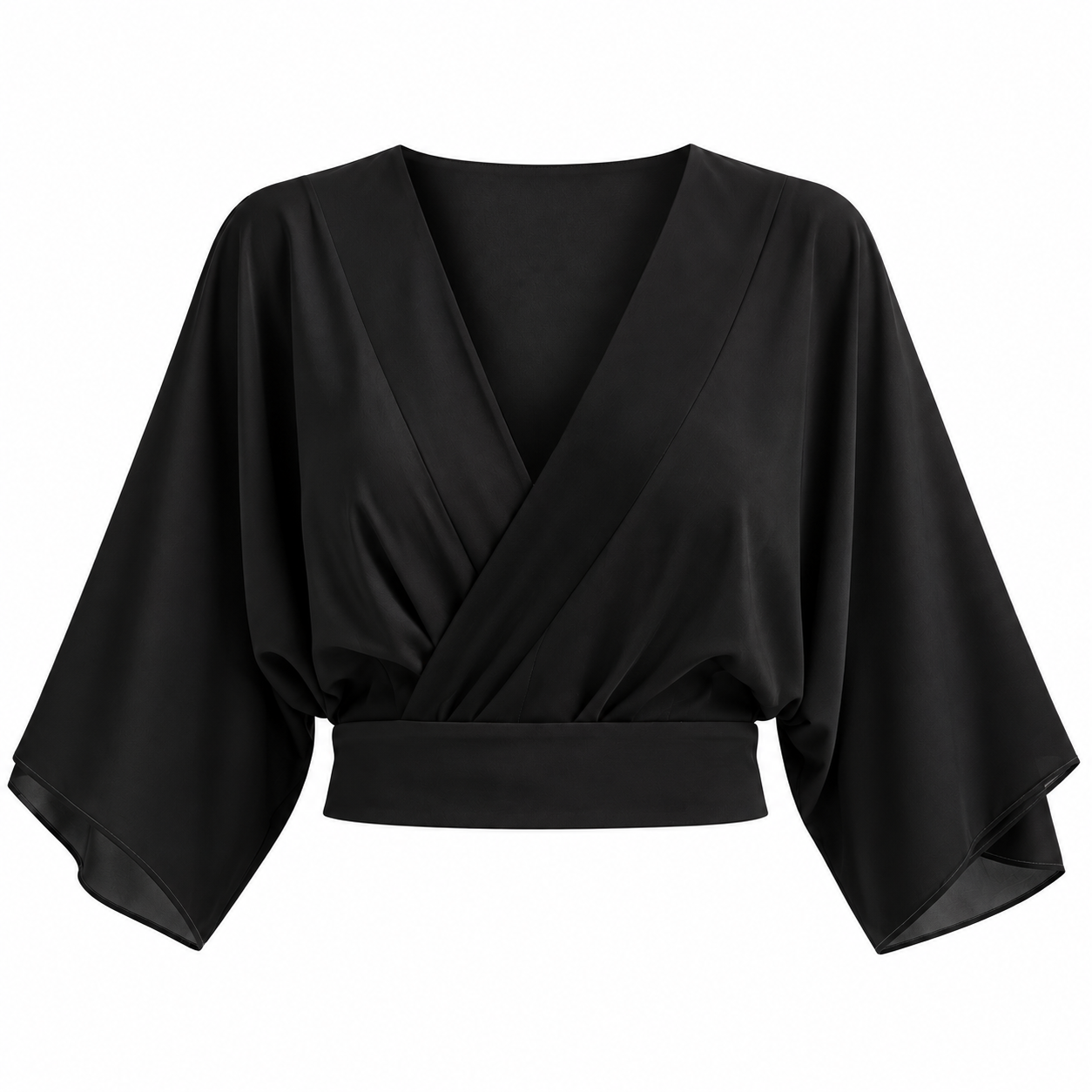 Blusa Ampla com Decote V