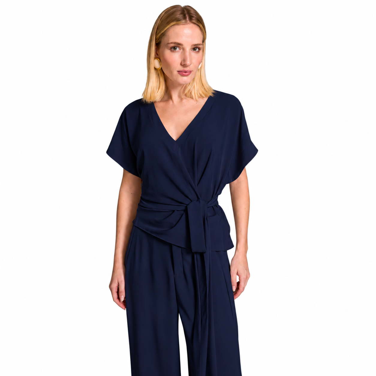Blusa Feminina Ampla com Amarração
