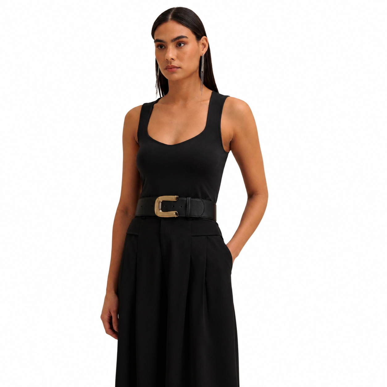 Blusa Feminina Ajustada Lisa