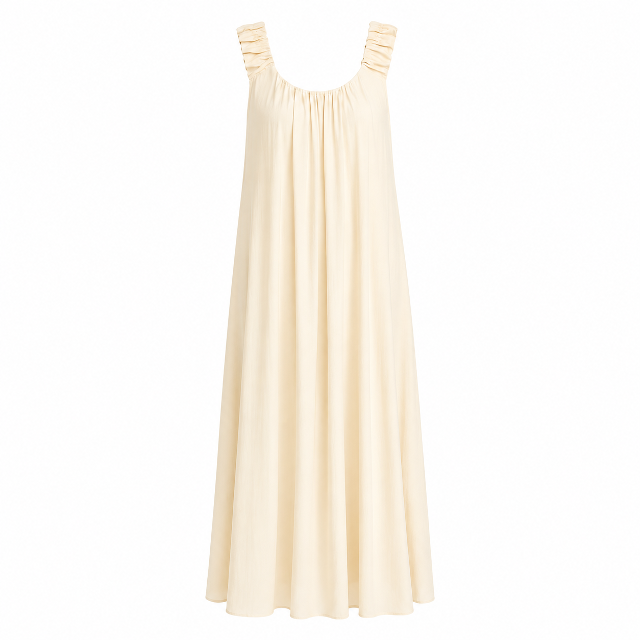 Vestido Longo Capri com Amarra&ccedil;&atilde;o nas Costas