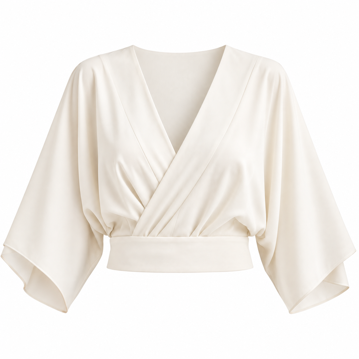 Blusa Ampla com Decote V