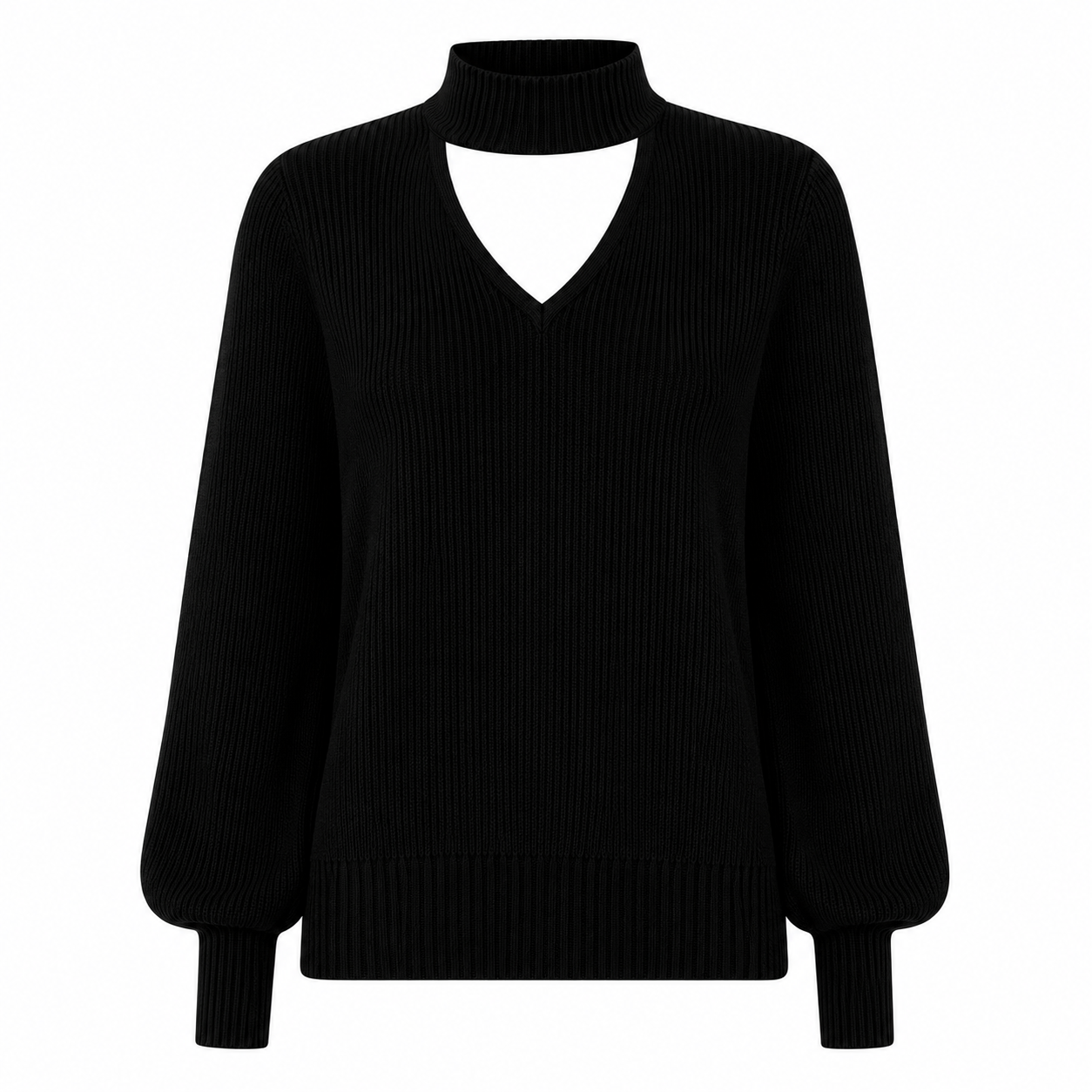 Blusa Feminina Acetinada de Mangas Longas