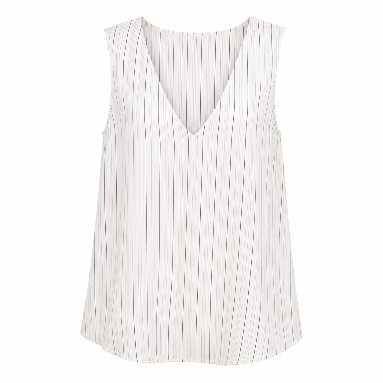 Blusa Feminina Reta com Decote V