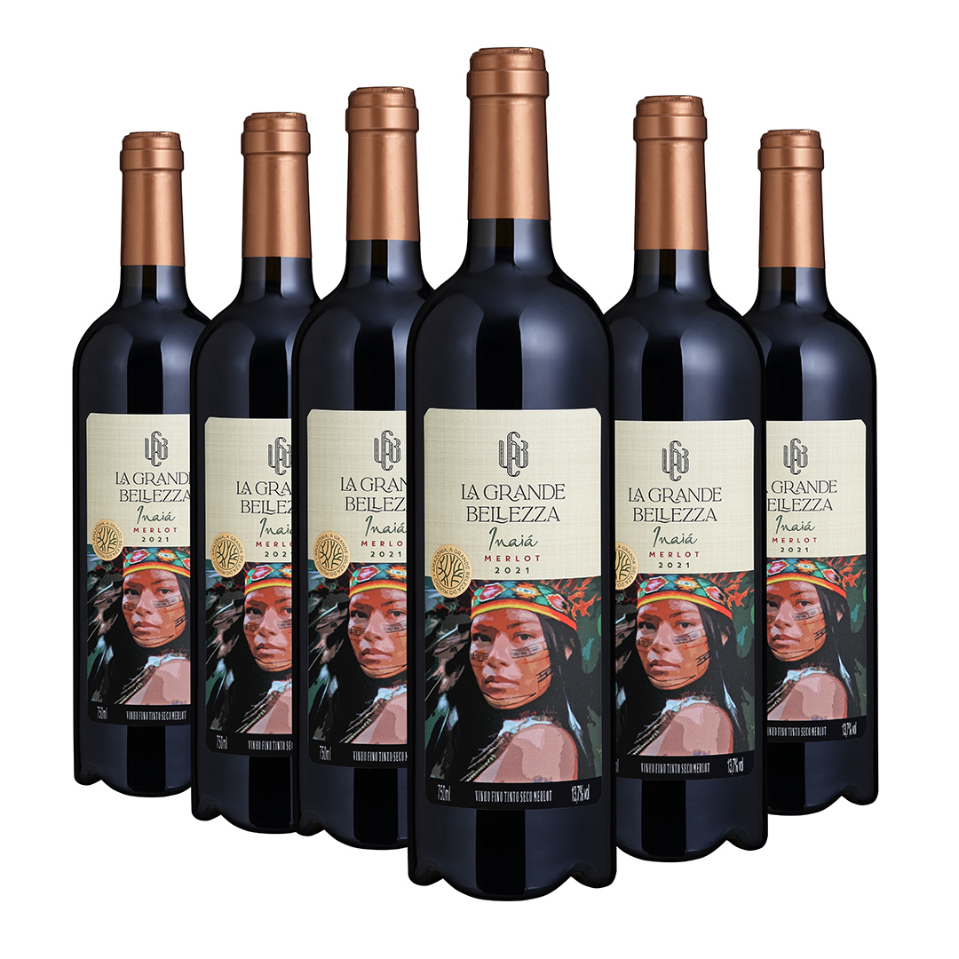 Inaiá Merlot | Winebox – 6 un
