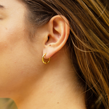 Bex - Brinco banhado a ouro 18k