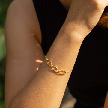 Appenzell - Pulseira banhada a ouro 18k