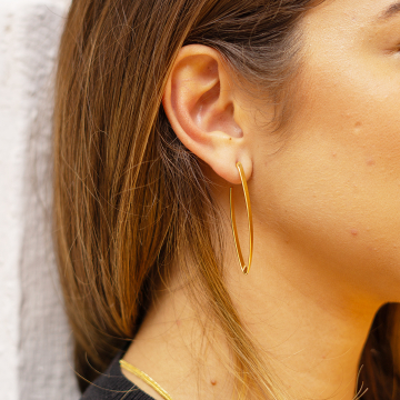 Vevey - Brinco banhado a ouro 18k