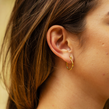 Locarno - Brinco banhado a ouro 18k