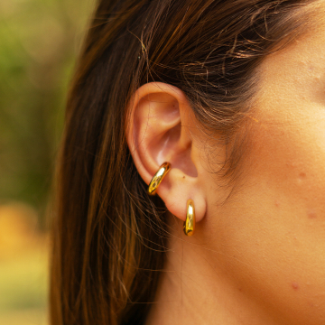 Ascona - Brinco banhado a ouro 18k