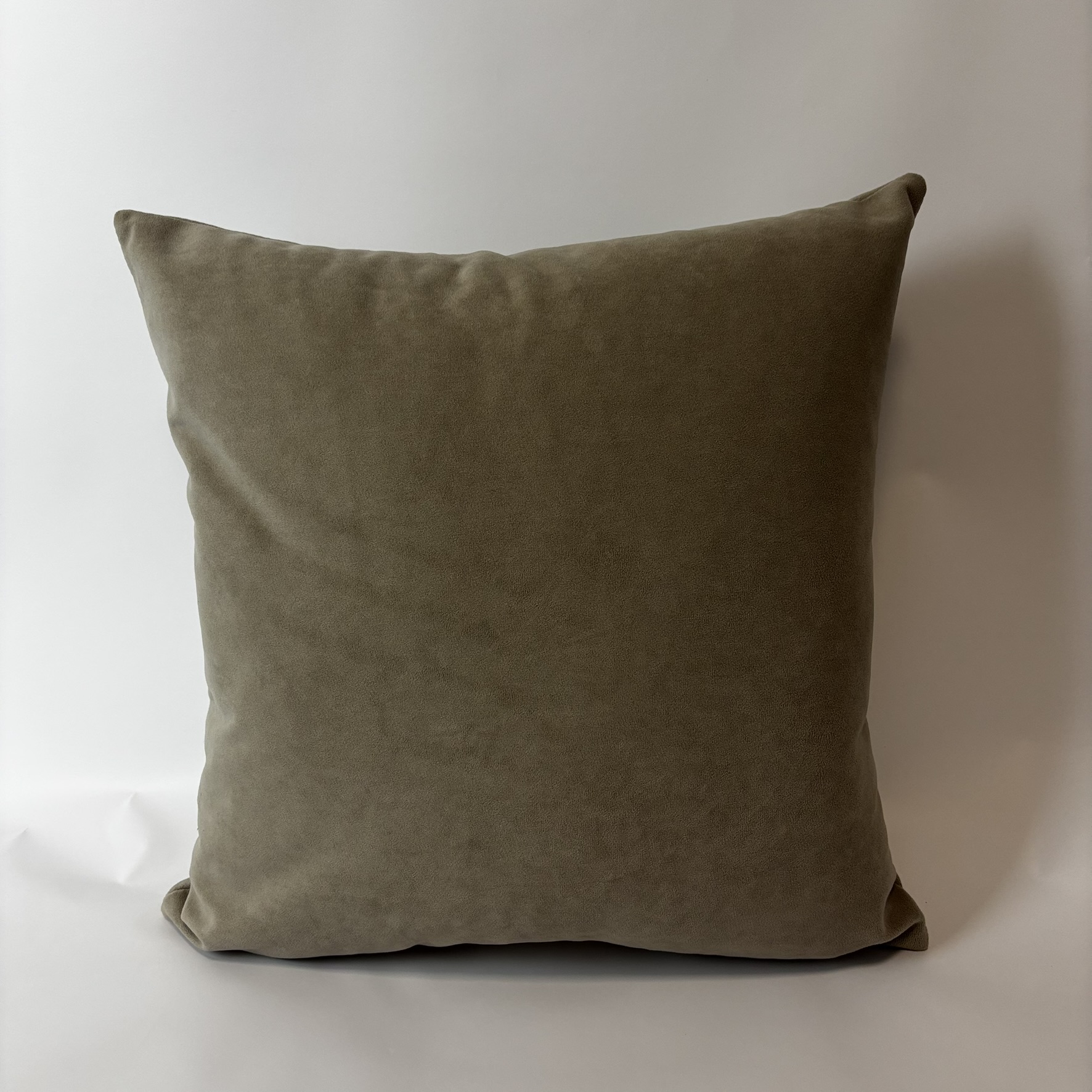 CAPA PARA ALMOFADA 50 X 50 CM VELUDO SUEDE BEGE 