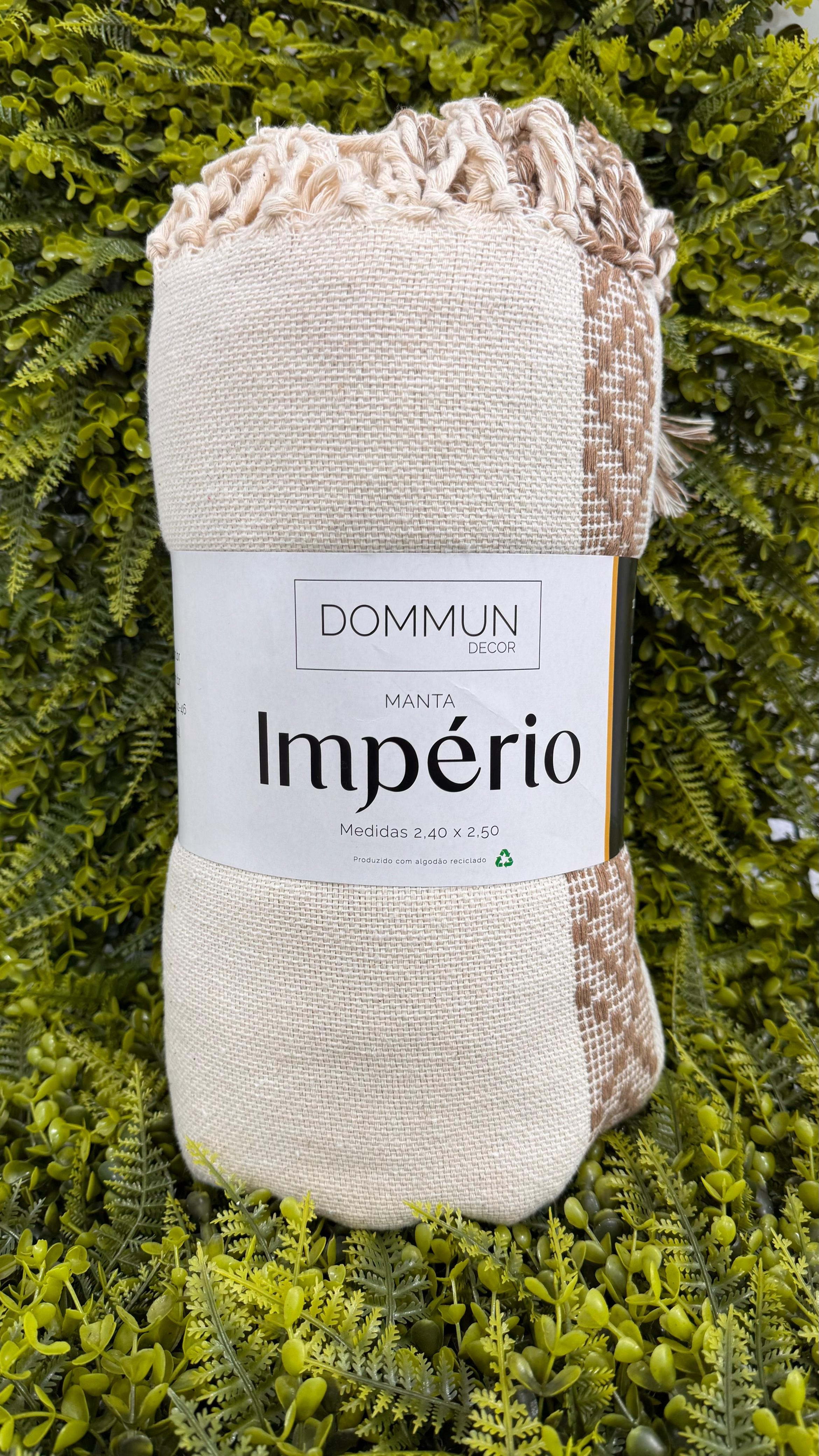 MANTA IMPERIO 2,40X2,50 NATURAL/BEGE