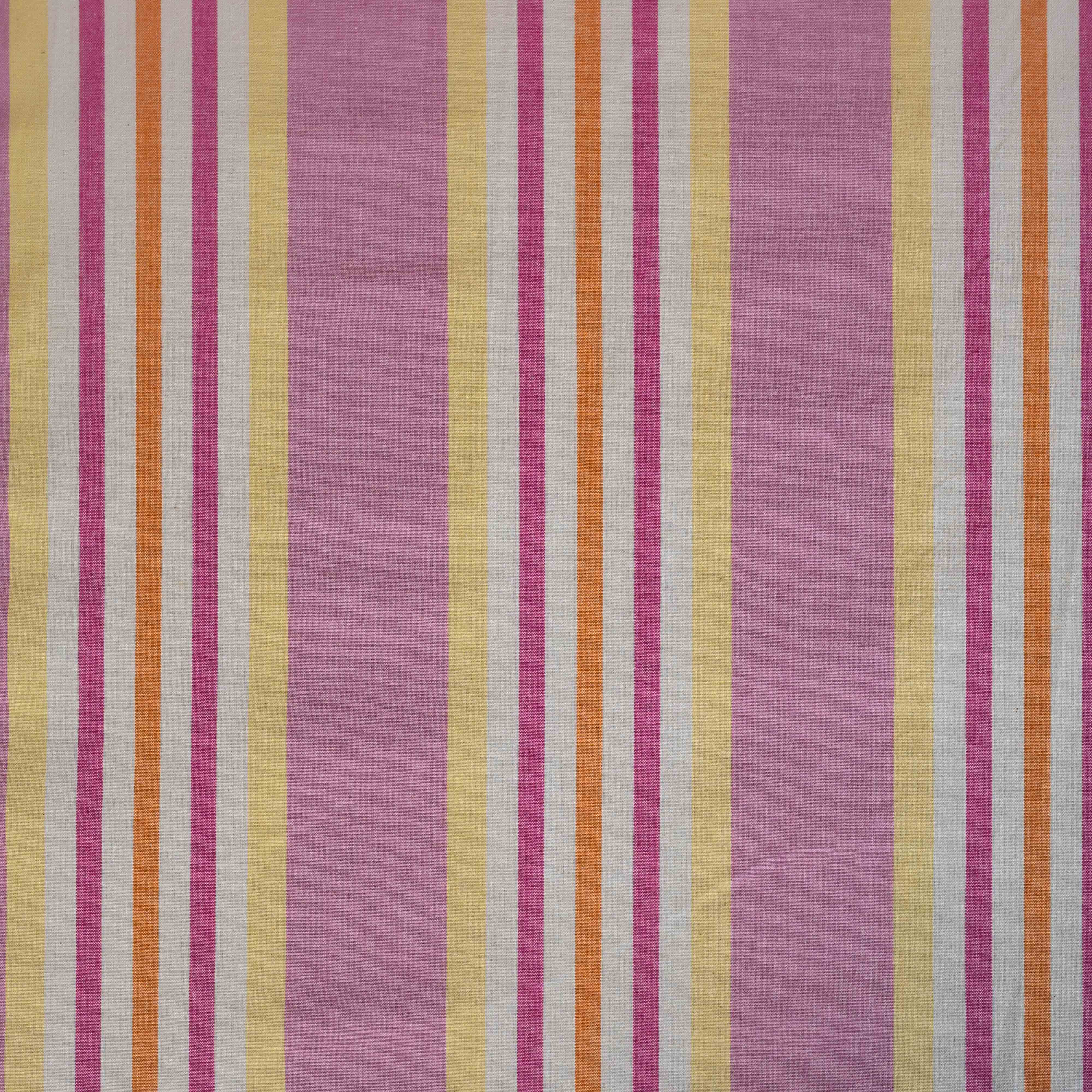 POPELINE LIST ROSA E AMARELO