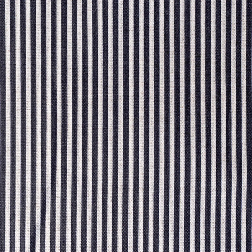 TECIDO PARA ESTOFARIA E DECORAÇÃO LINEN LISTRA FINA PRETO D01 C11