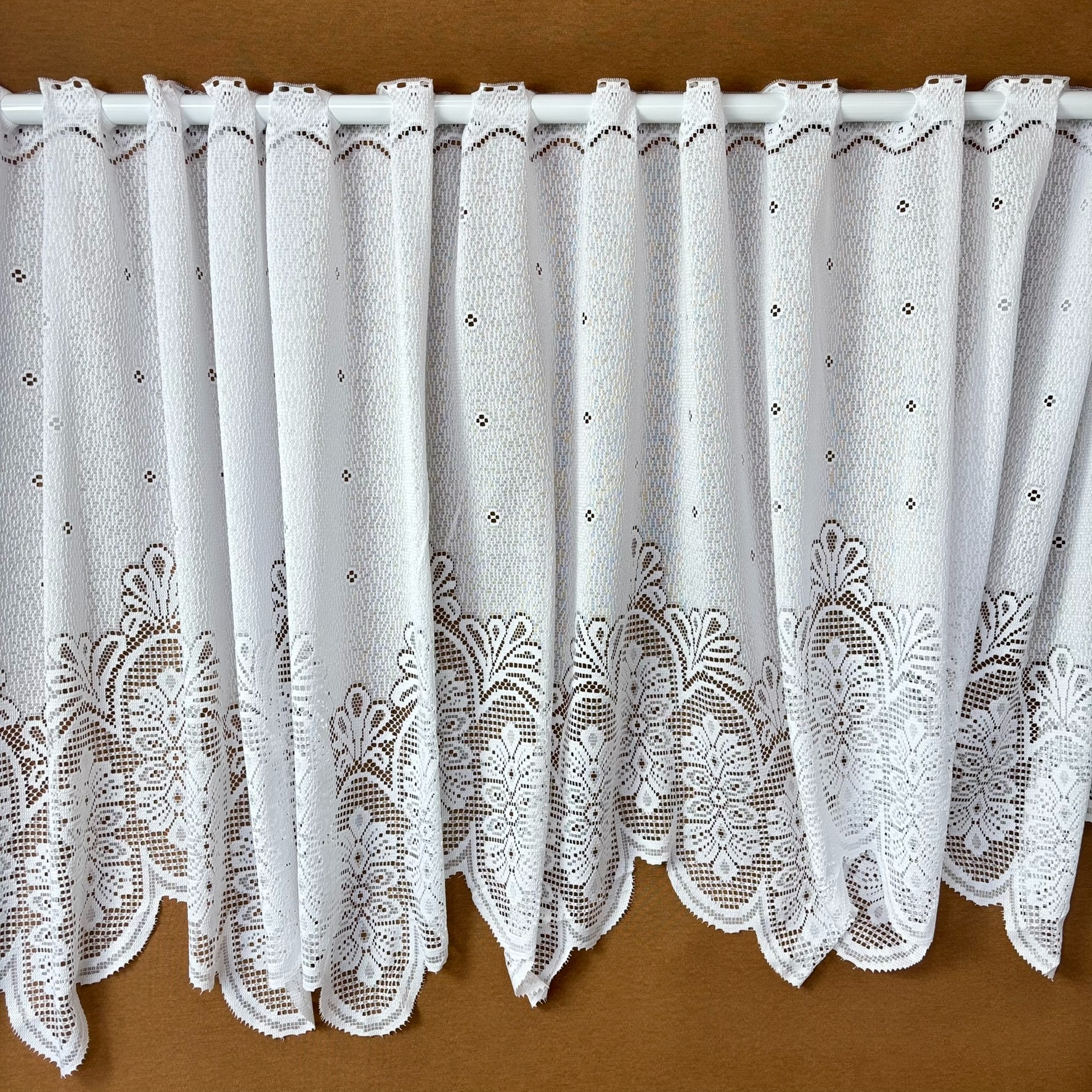 RENDA BICO CLASSICA BRANCA 1MT