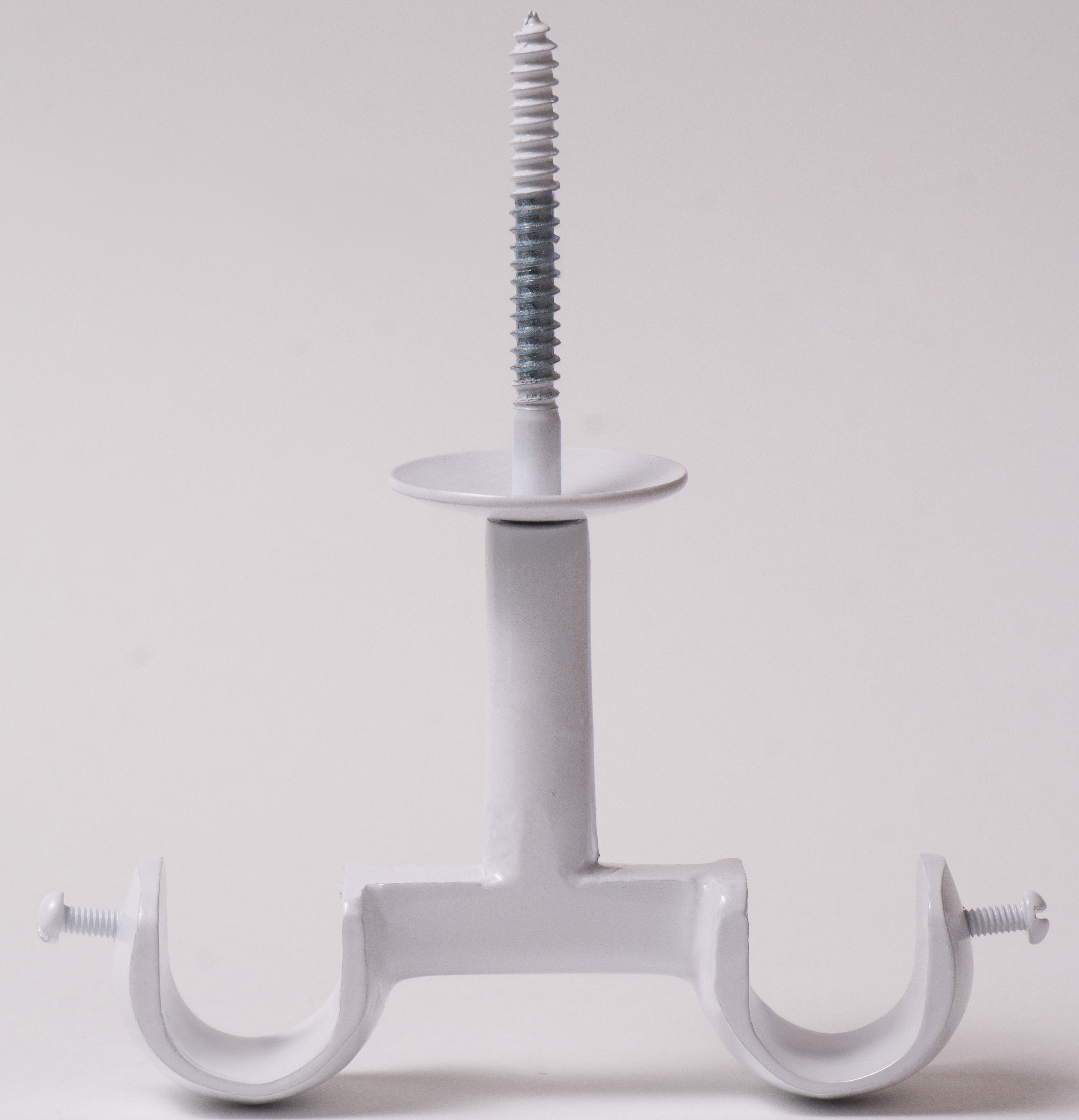 SUPORTE DUPLO DE  TETO PARA VARÃO DE  19 E 19mm