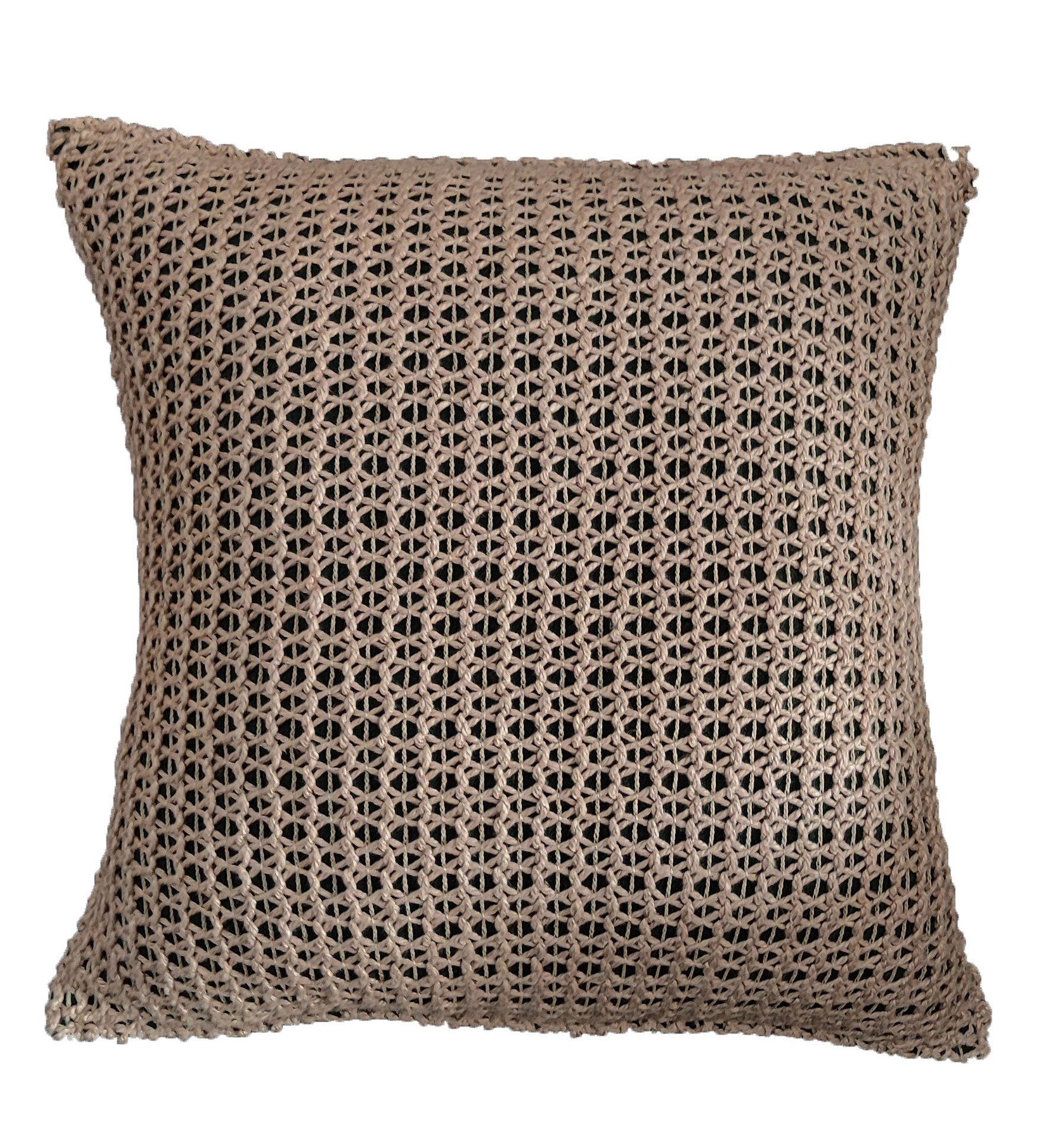 CAPA ALMOF CROCHE CRISTAL VERDE 50X50