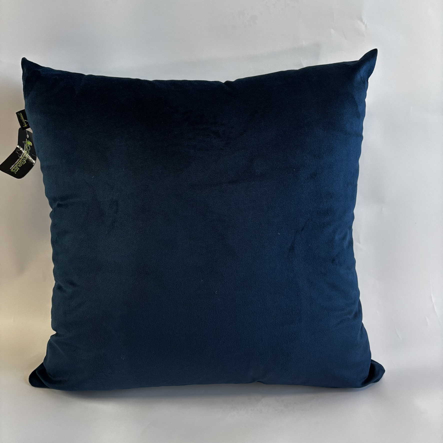 CAPA PARA ALMOFADA 50 X 50 CM VELUDO SUEDE AZUL MARINHO