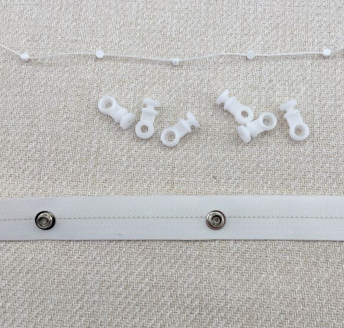 KIT CORTINA WAVE REGULAR BRANCA